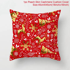 Cartoon Christmas Pillow Cover