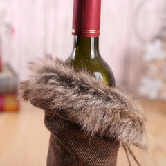 Christmas Wine Bottle Cover