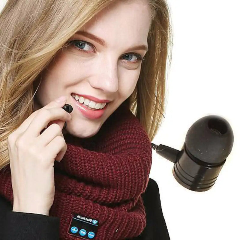 Bluetooth Beauty Reversible Infinity Scarf 2 In1 Fashion And Function